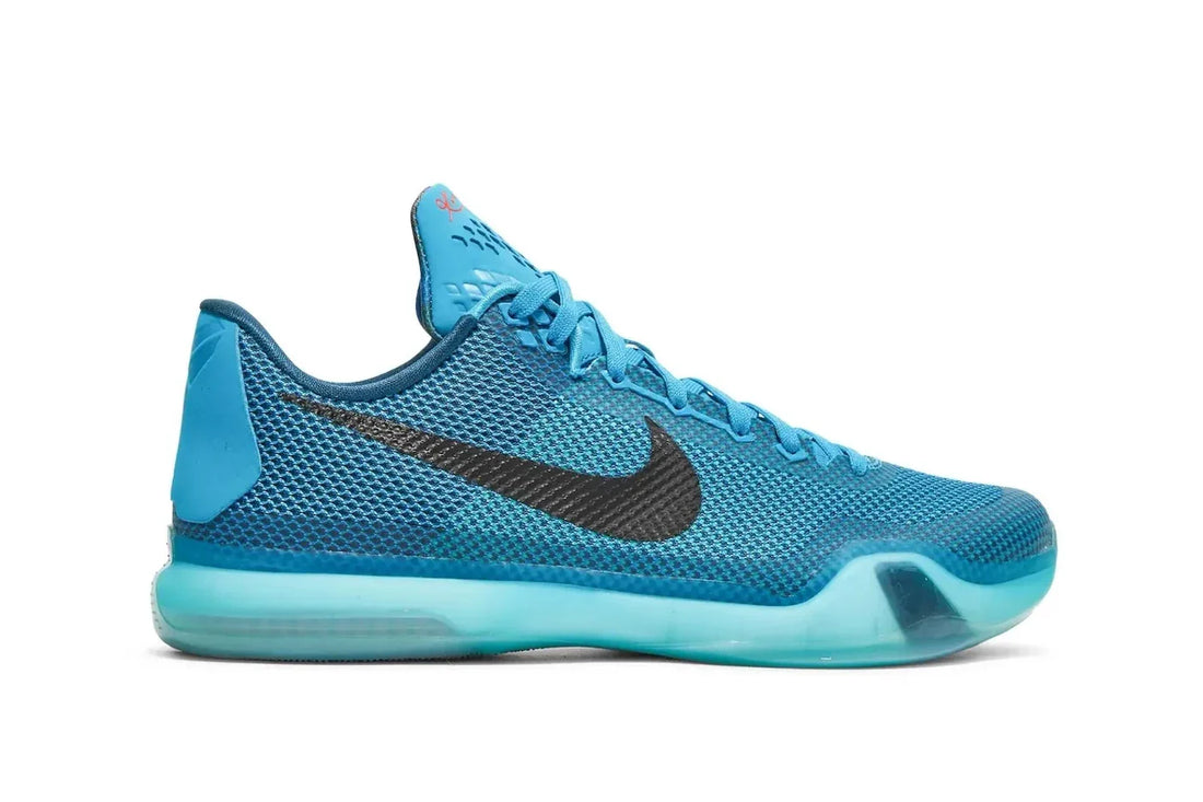 Nike Kobe 10 Protro 5 AM Flight bleu lagon profil.