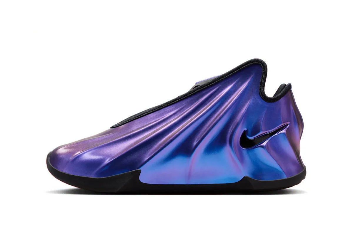 Nike GT Future "Unseen Hours", sneaker futuriste en Psychic Purple avec accents noirs et semelle graphique