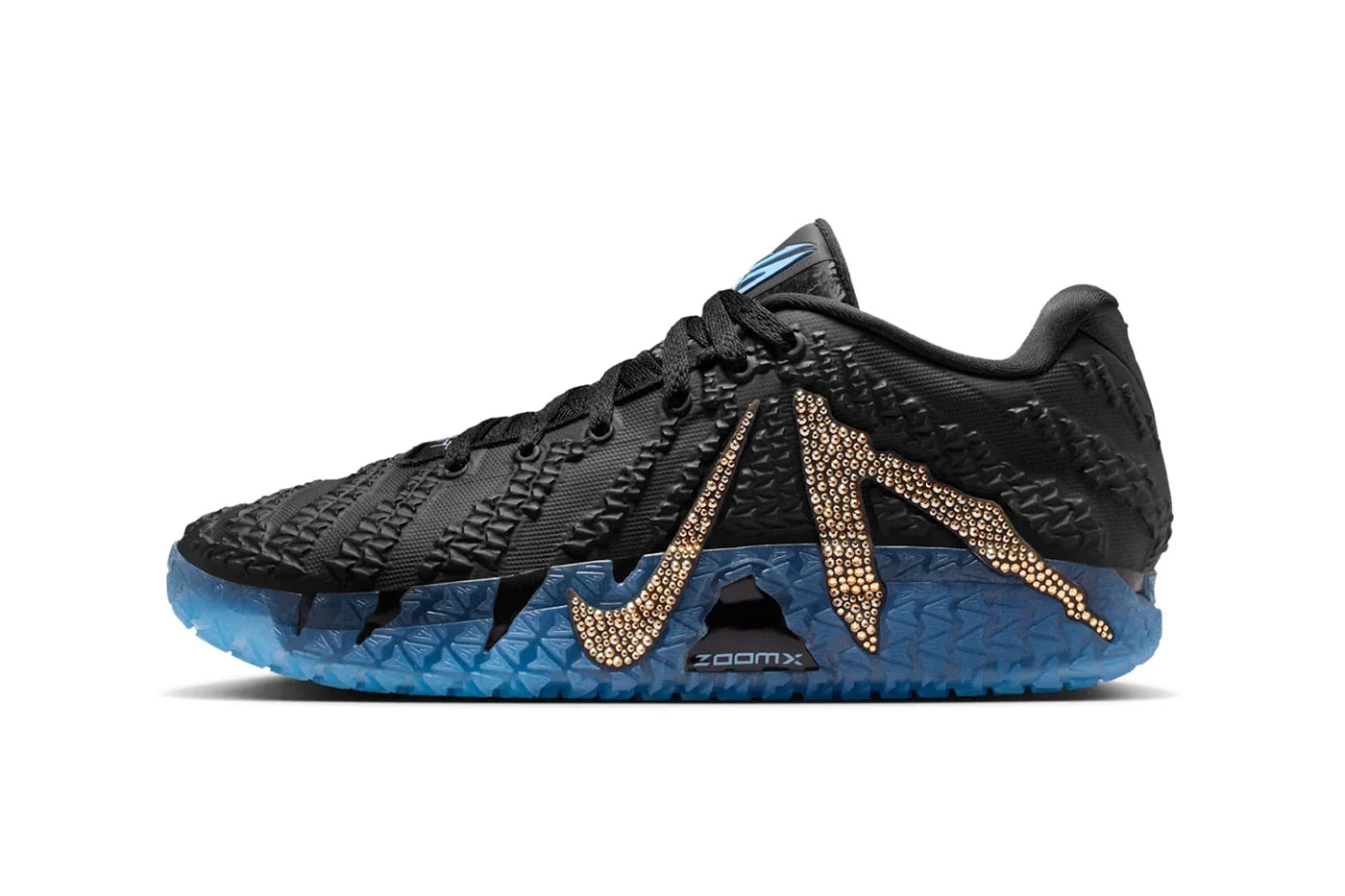 Nike Ja 3 Swarovski Bling cristaux noirs et détails brillants.