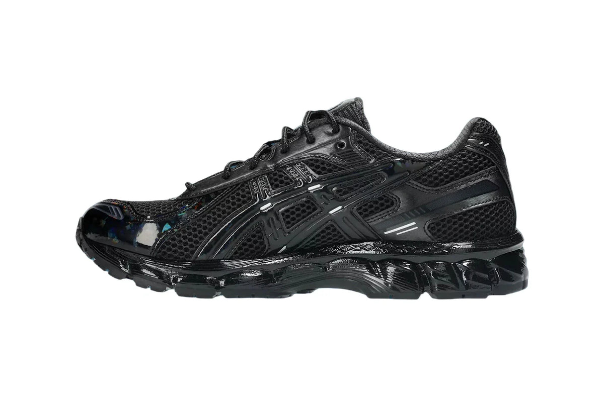 atmos x ASICS GEL-Kayano 12.1 Raden iridescente détails nacre.