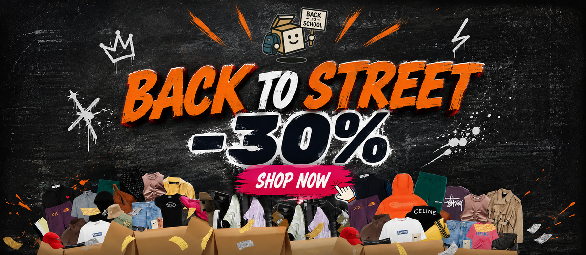 Back to Street : Mystery Boxes vêtements et sneakers en promotion de rentrée à -30%