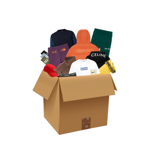 Vêtements streetwear dans mystery box – Nike, Adidas, Carhartt, Champion
