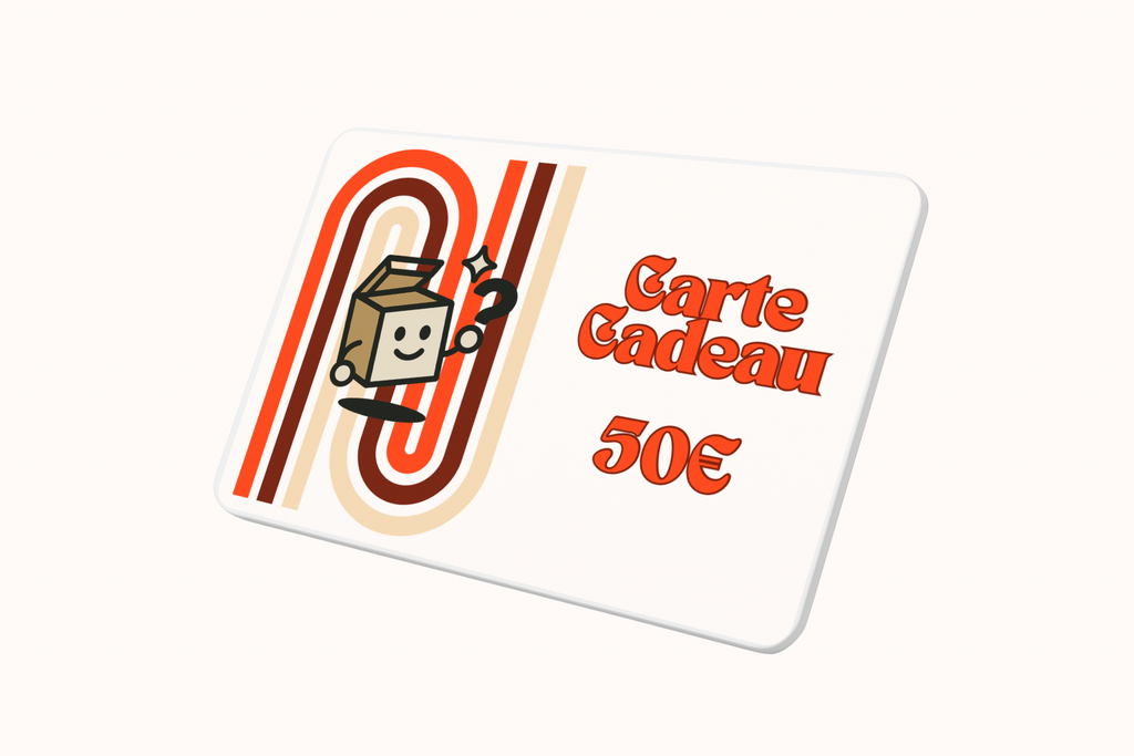 Carte cadeau 50€ MysteryBoxShop – offre idéale pour découvrir nos box mystère vêtements et sneakers