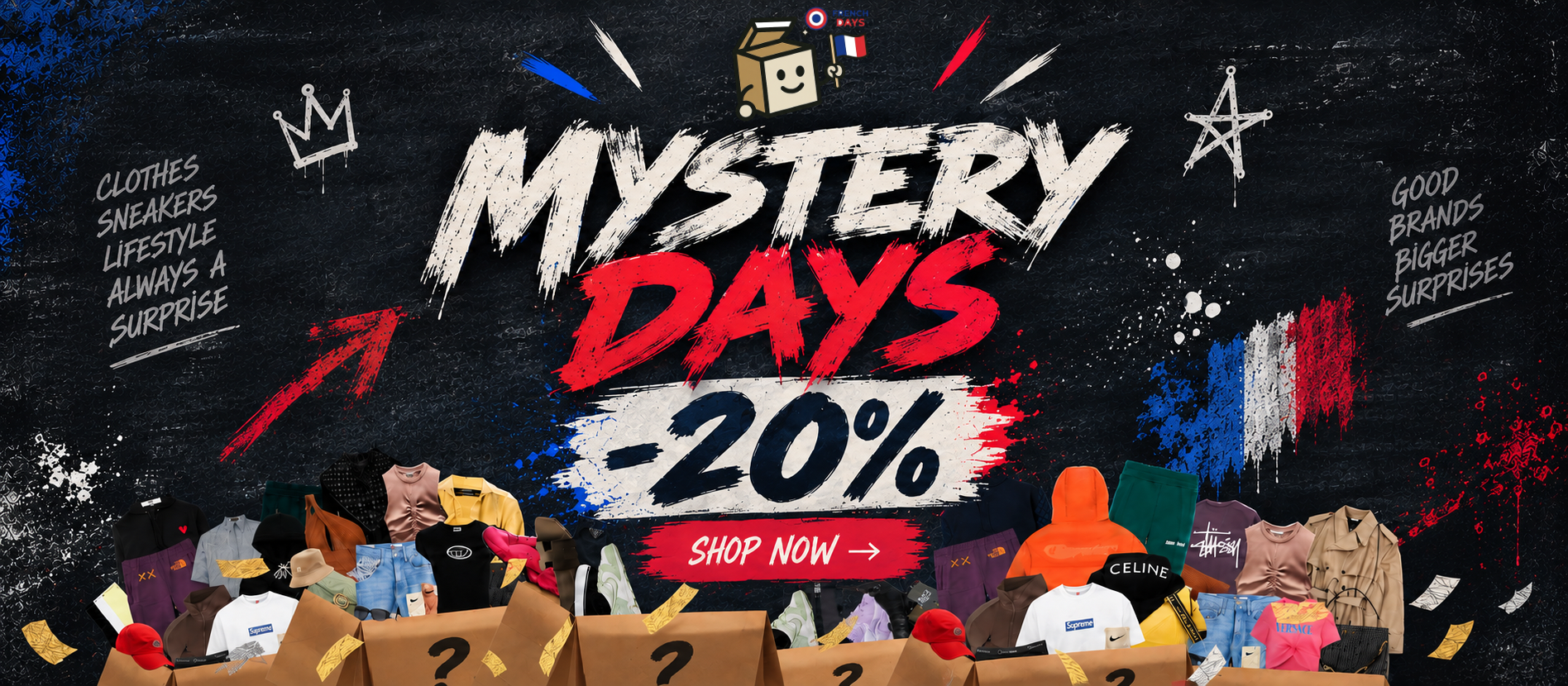 MysteryBoxShop Mystery Days -20% à l'occasion des French Days