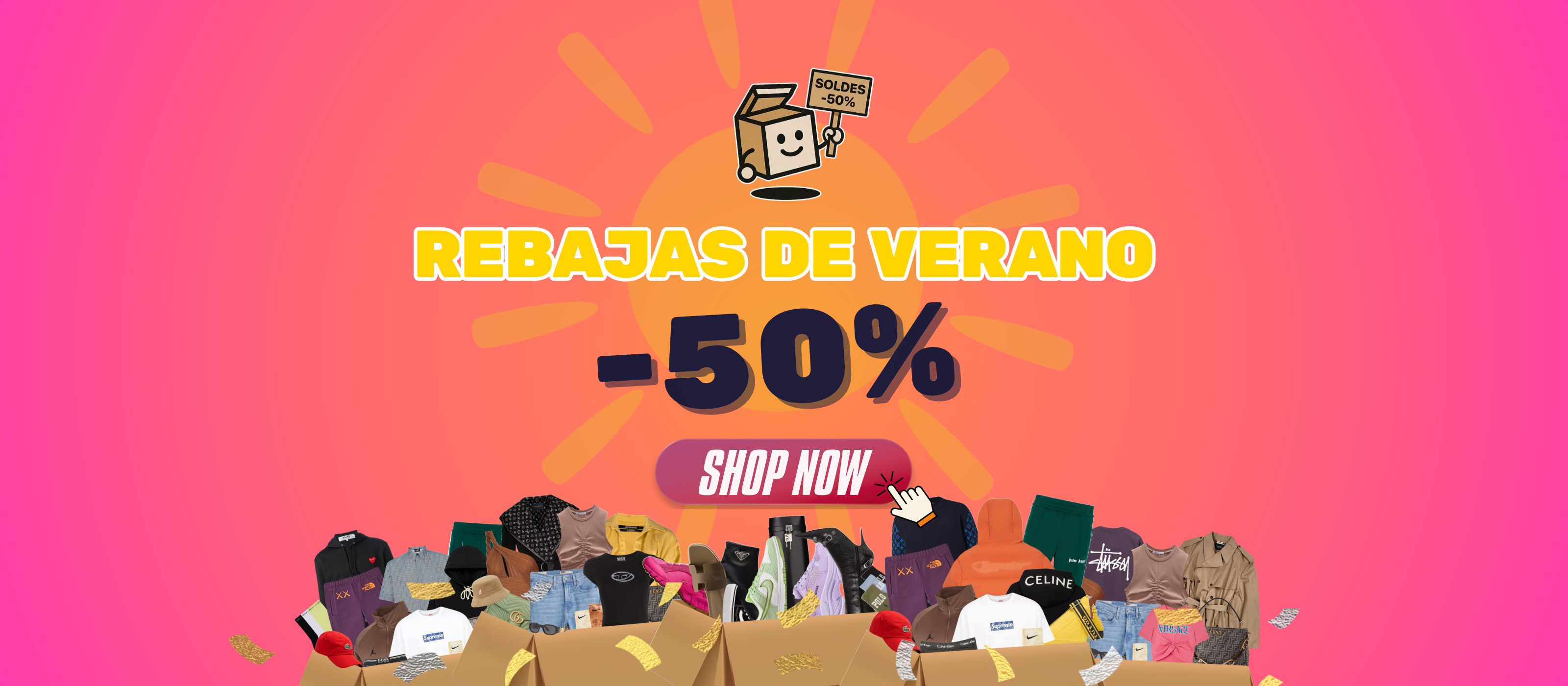 Rebajas de Verano -50% descuento mystery box - sneakers y moda streetwear
